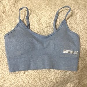 Baby Blue Ravewood sports bra size Small